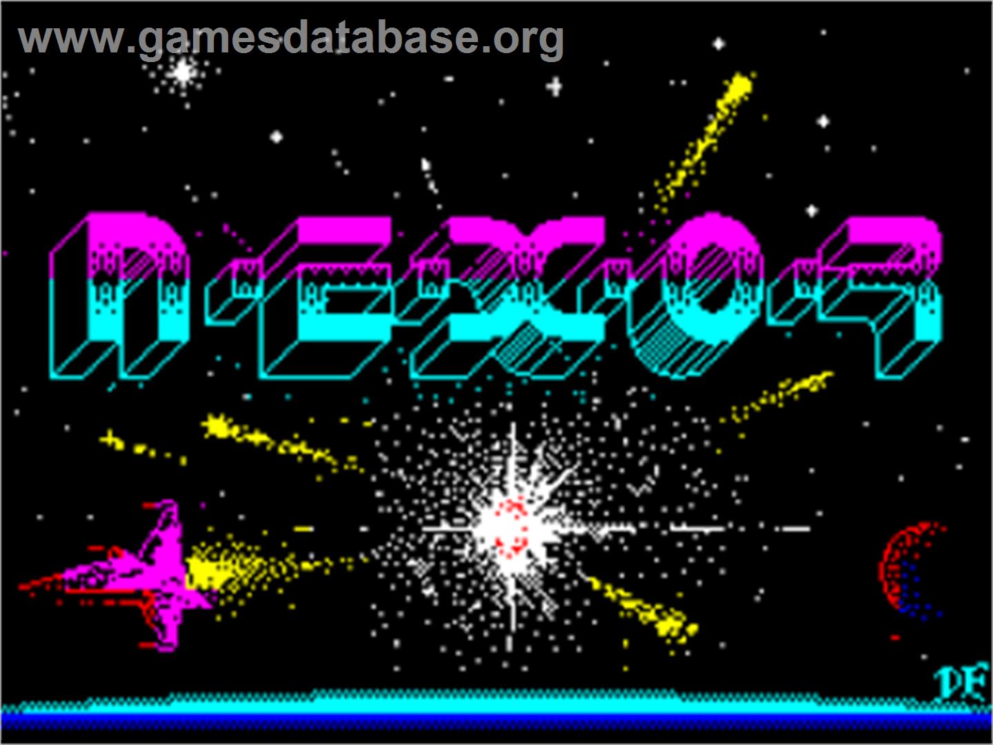 N.E.X.O.R. - Sinclair ZX Spectrum - Artwork - Title Screen